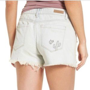 BLANKNYC Tomboy Distressed Denim Jean Shorts